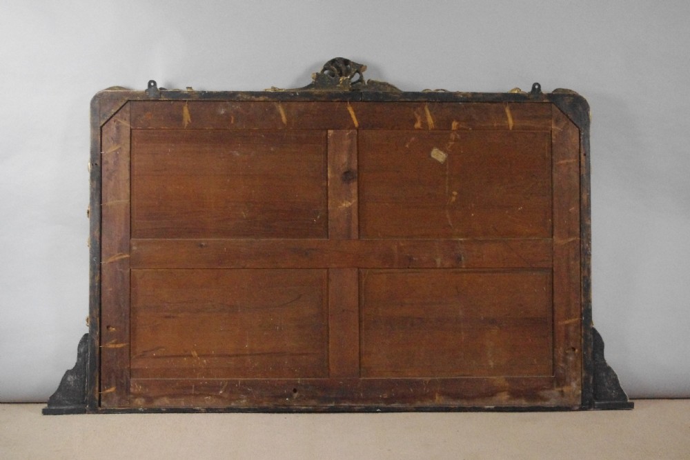 Victorian Gilt Large Overmantle Mirror View IX