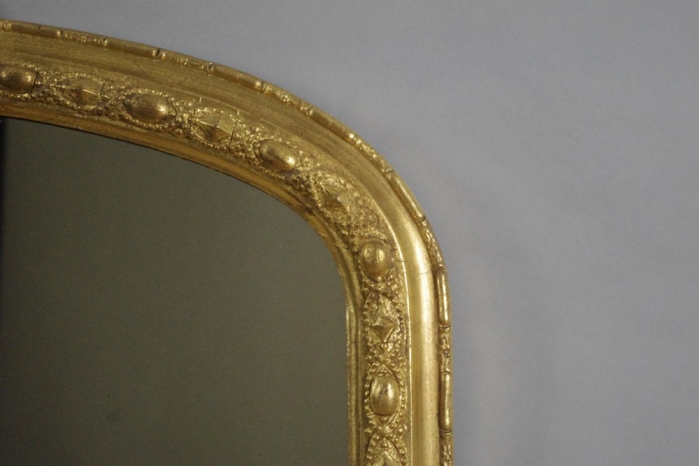 Victorian Gilt Arch Top Overmantle Mirror View VII