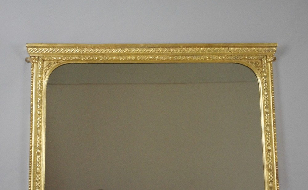 Victorian Gilt Overmantle Mirror View II