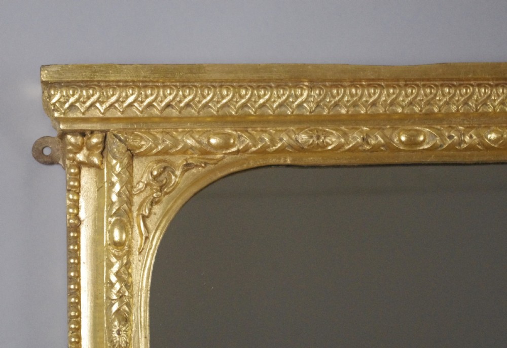 Victorian Gilt Overmantle Mirror View III