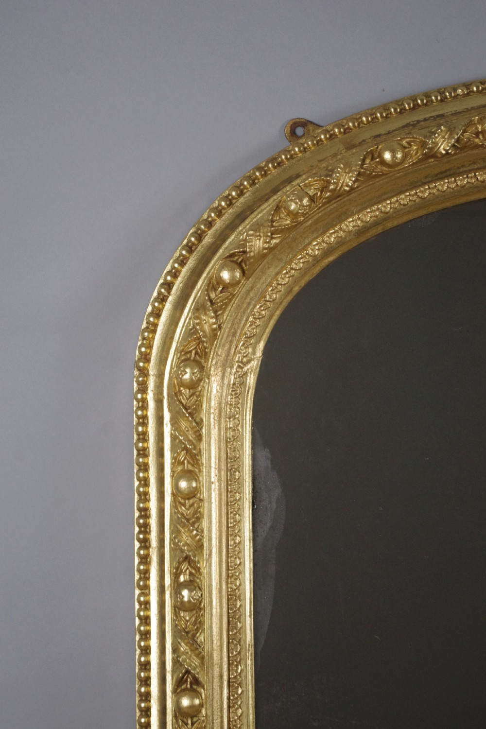 Victorian Gilt Large Arch Top Overmantle Mirror View III