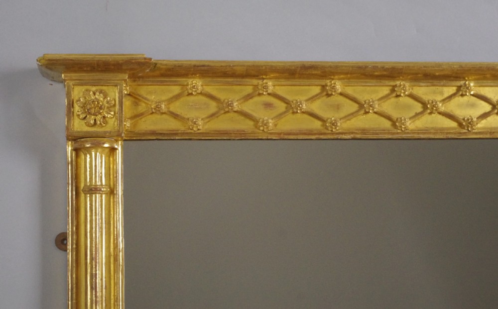 Regency Gilt Wood Overmantle Mirror View III