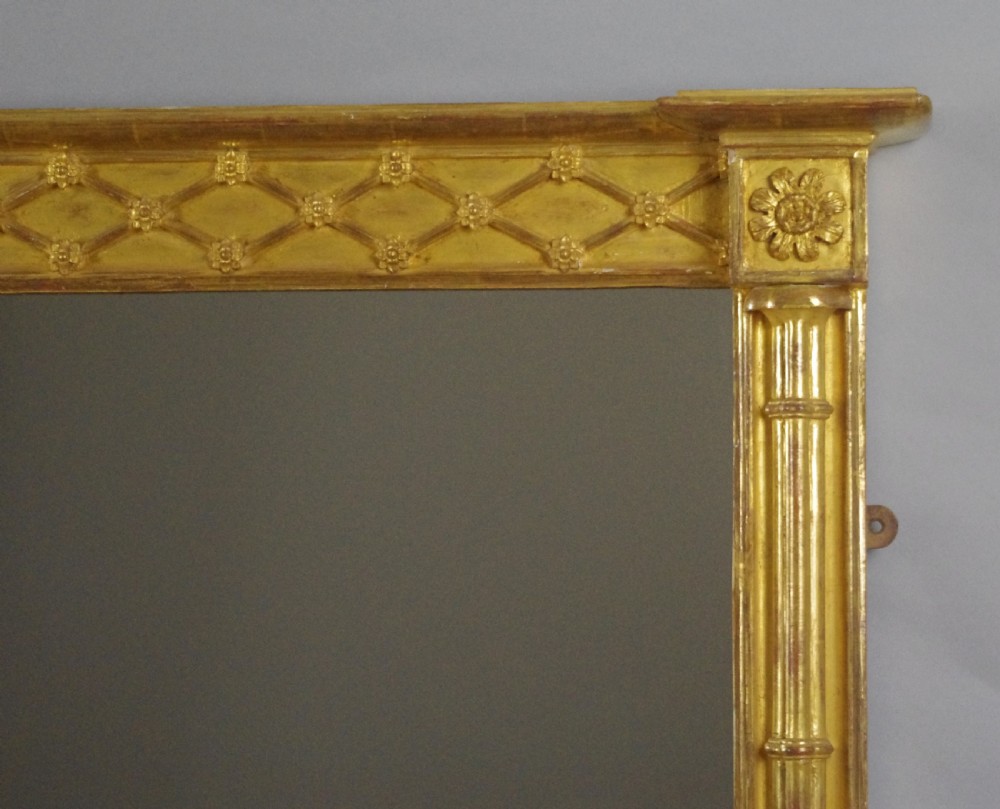 Regency Gilt Wood Overmantle Mirror View IV