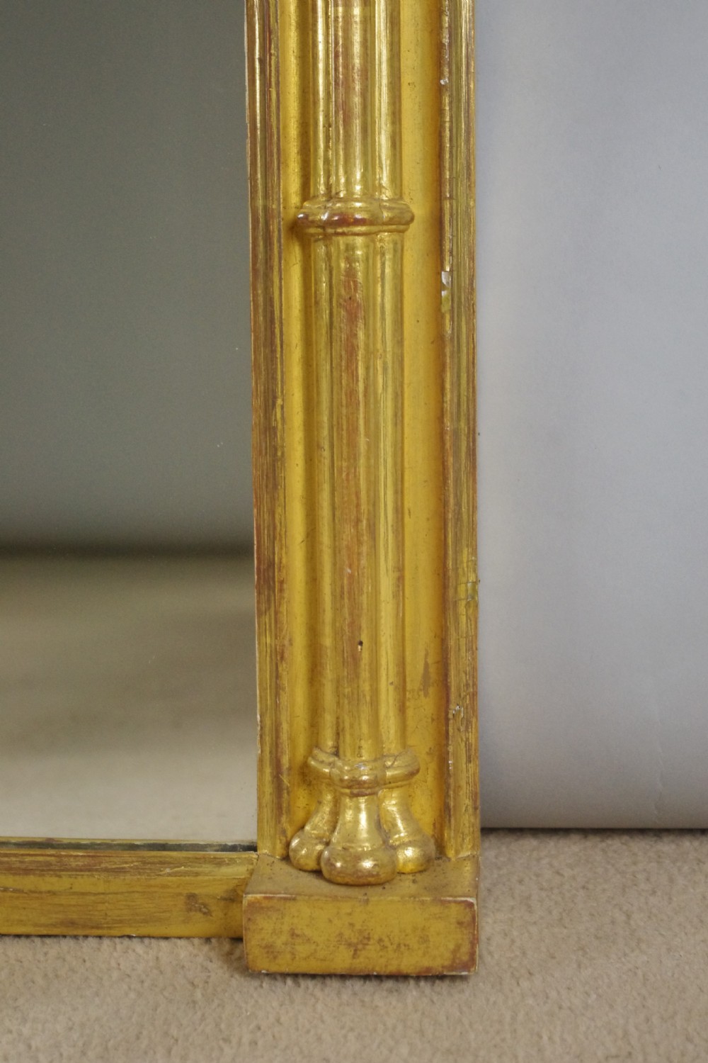 Regency Gilt Wood Overmantle Mirror View VII