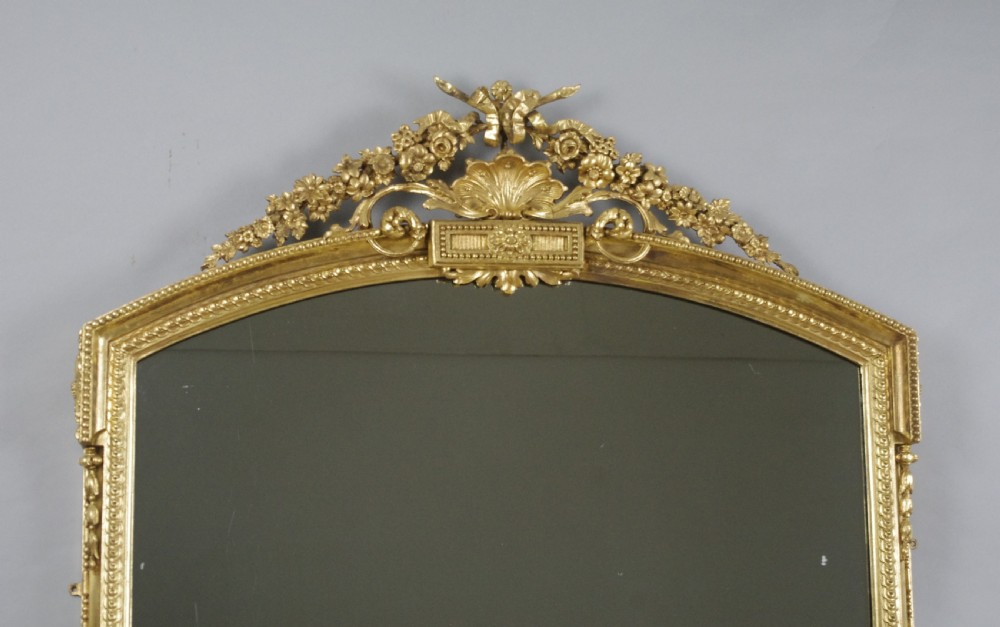 Victorian Gilt Large Overmantle Mirror View II