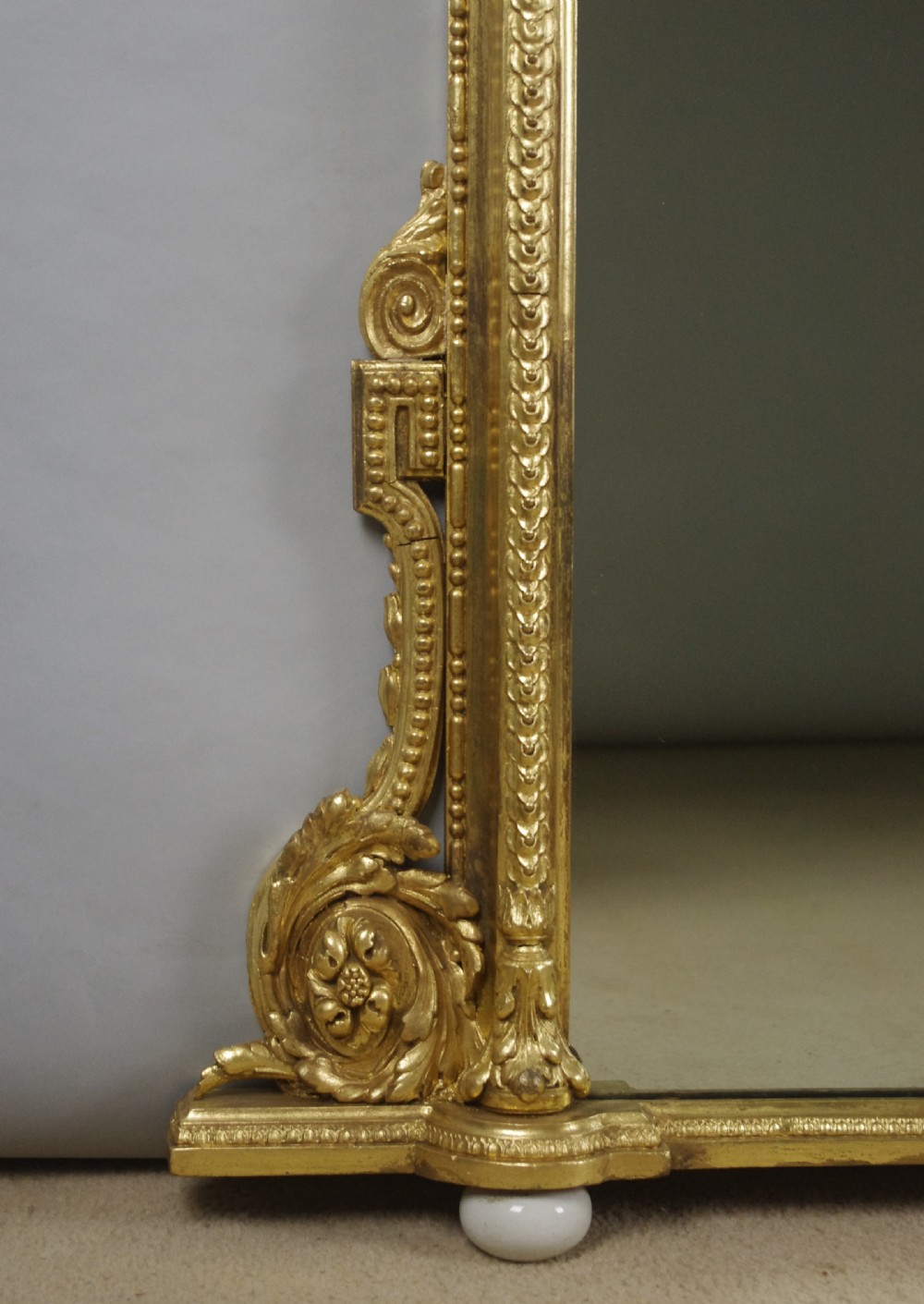 Victorian Gilt Large Overmantle Mirror View VIII