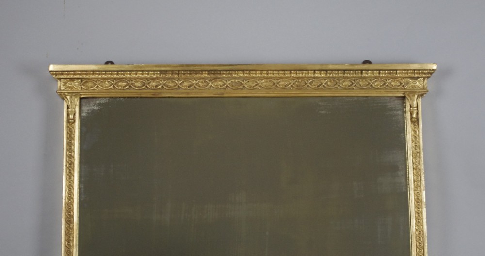 Victorian Gilt Wood Overmantle Mirror View II