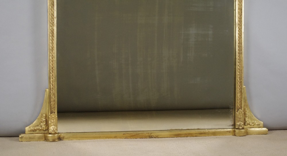 Victorian Gilt Wood Overmantle Mirror View VII