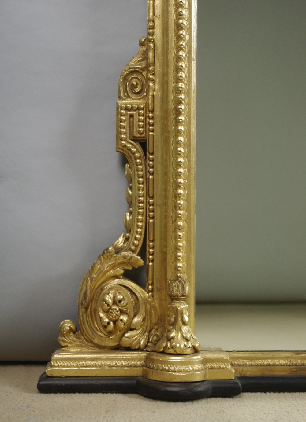 Victorian Gilt Large Overmantle Mirror View VI