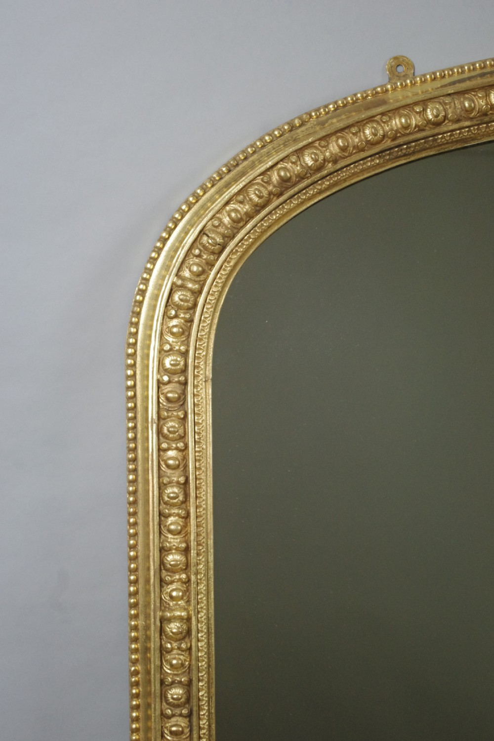 Victorian Gilt Large Arch Top Overmantle Mirror View III