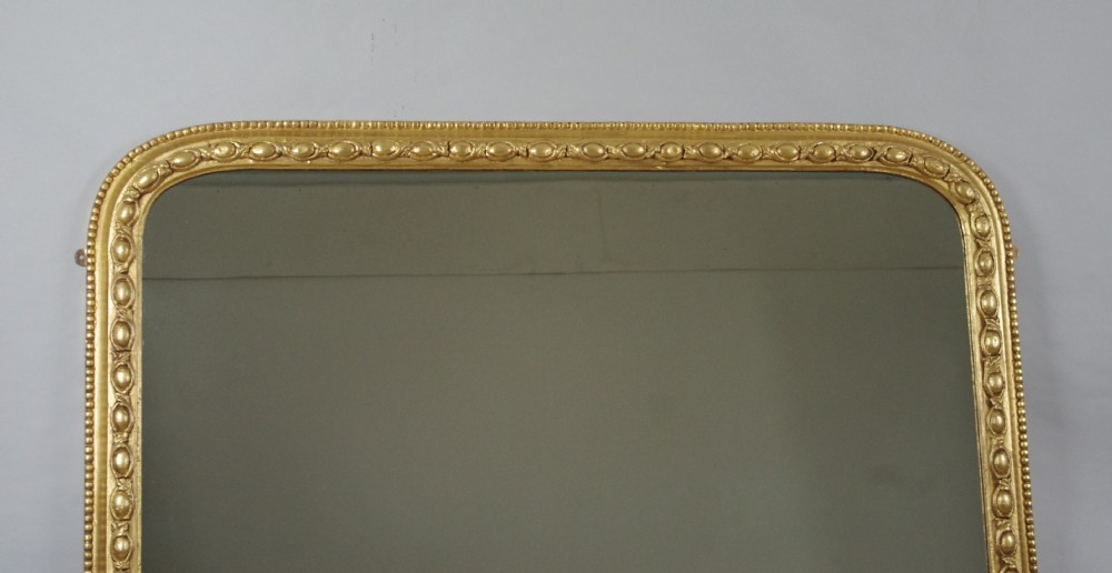 Victorian Gilt Large Overmantle Mirror View II