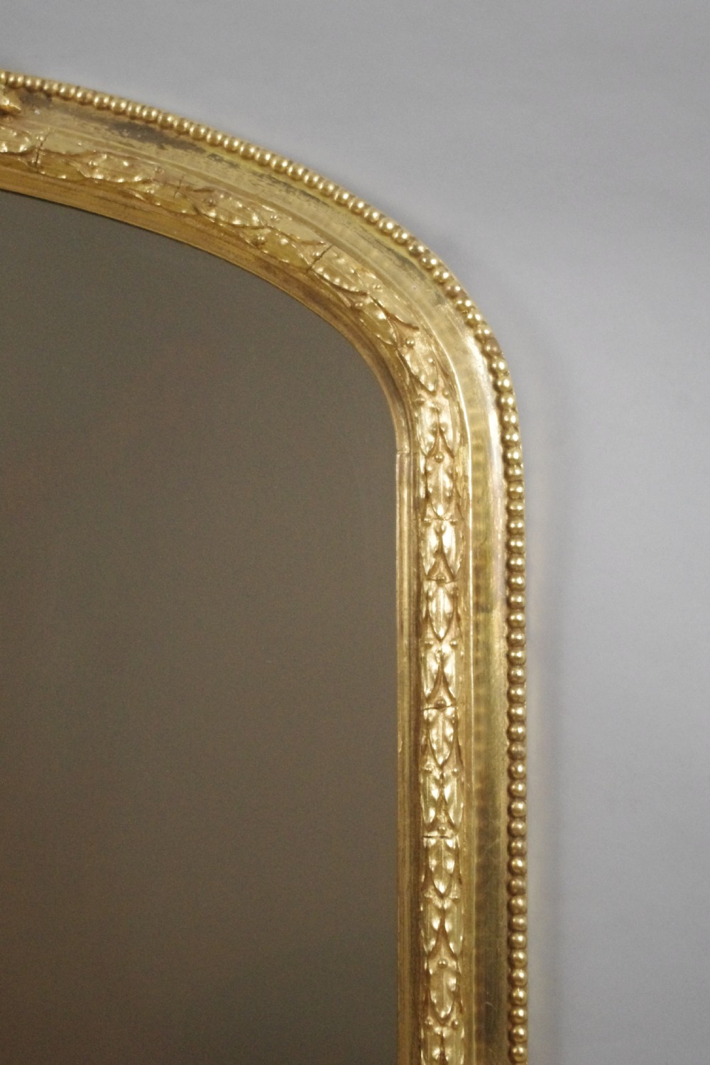 Victorian Gilt Arch Top Overmantle Mirror View IV