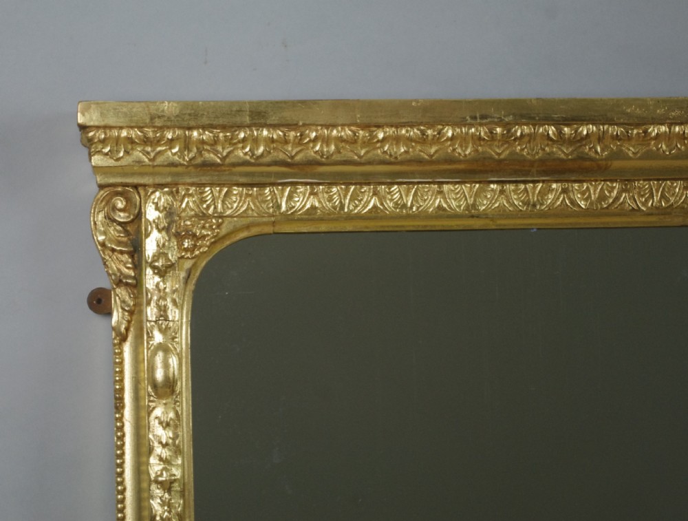 Victorian Gilt Overmantle Mirror View III