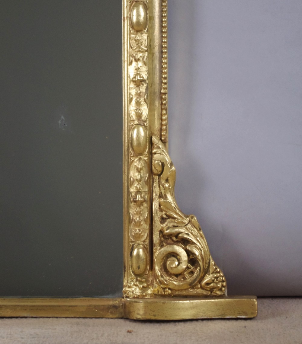 Victorian Gilt Overmantle Mirror View VI