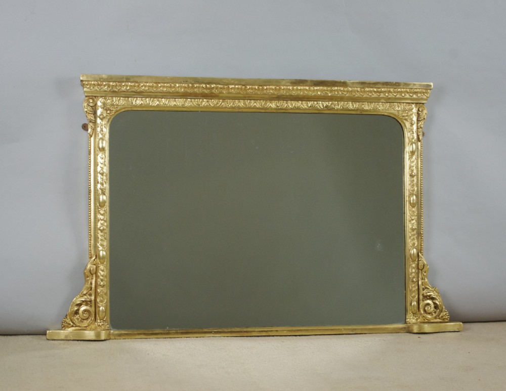 Victorian Gilt Overmantle Mirror View VII