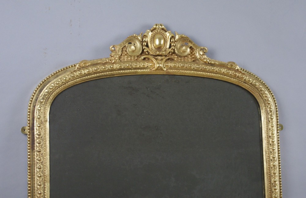 Victorian Gilt Arch Top Overmantle Mirror View II