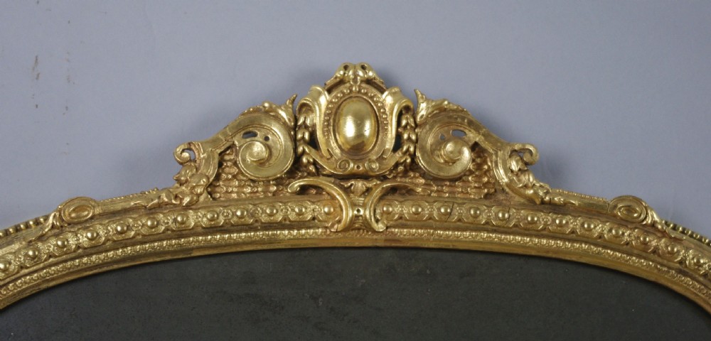 Victorian Gilt Arch Top Overmantle Mirror View III