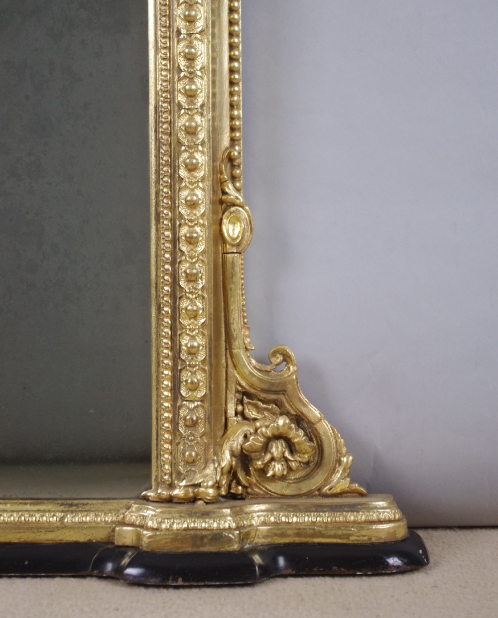Victorian Gilt Arch Top Overmantle Mirror View VII
