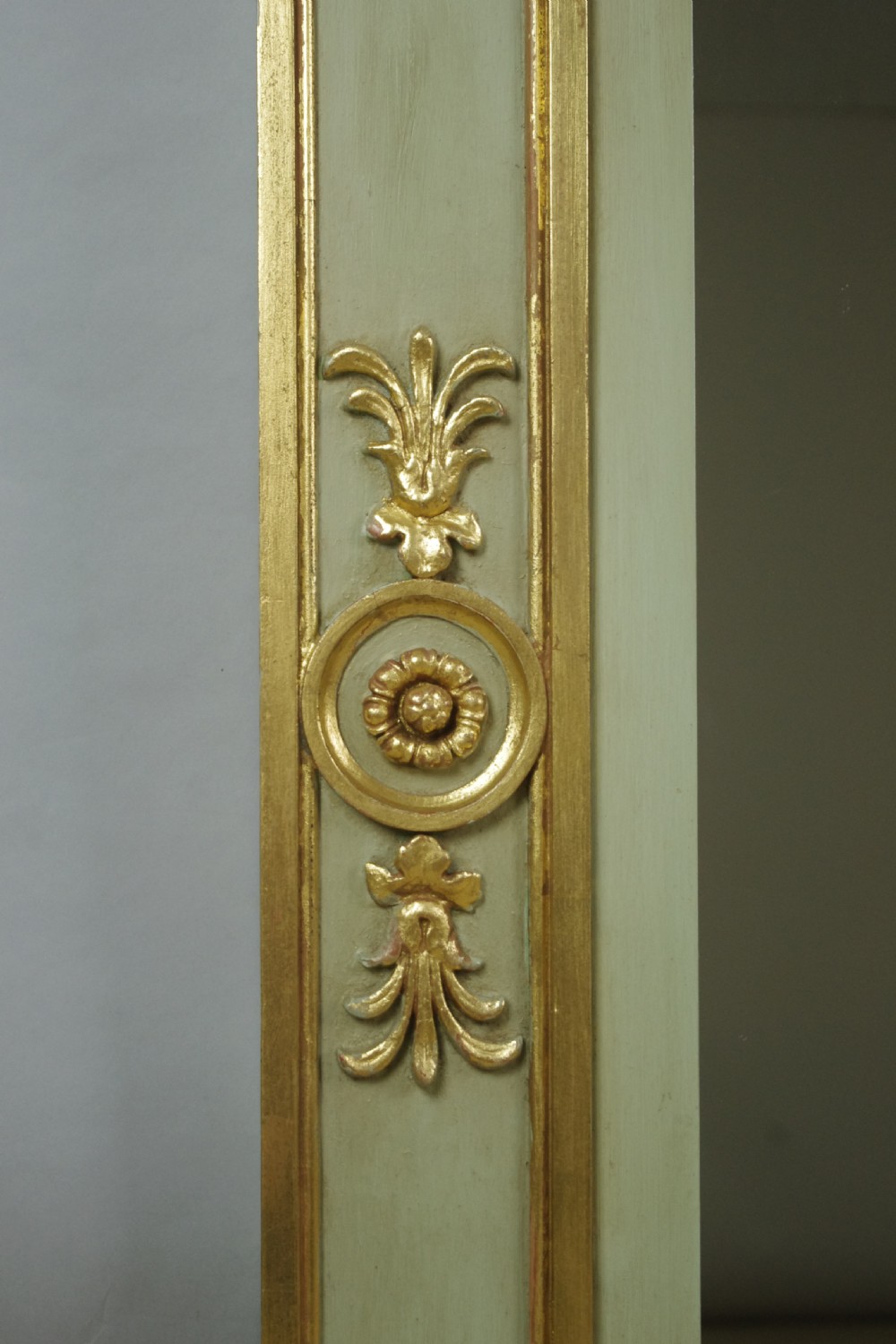 Victorian Painted and Parcel-Gilt Overmantle Mirror View VII