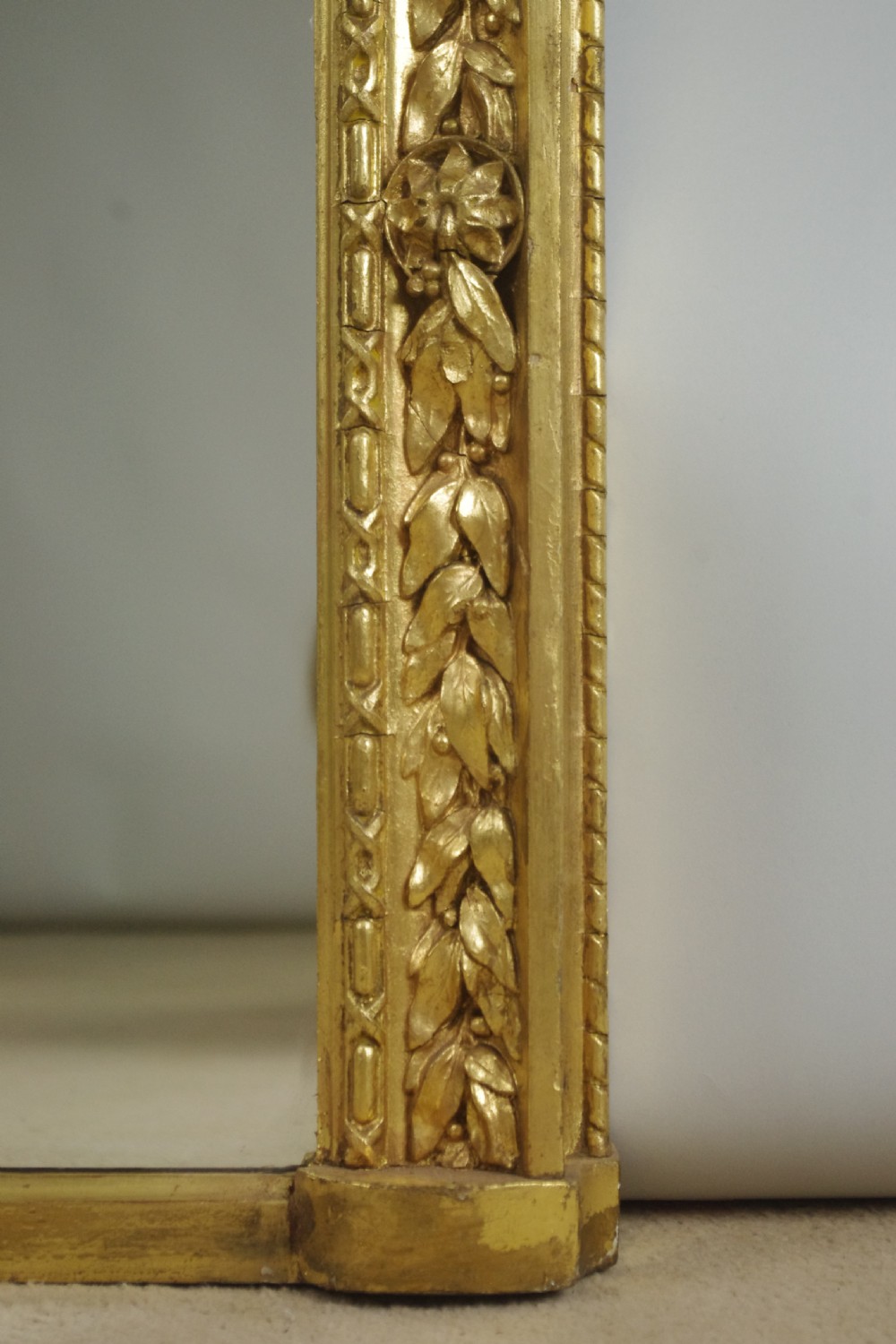 Victorian Gilt Large Arch Top Overmantle Mirror View VI
