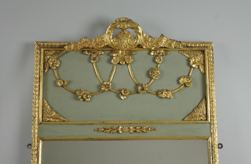 Pair Painted and Parcel-Gilt Pier Mirrors View V