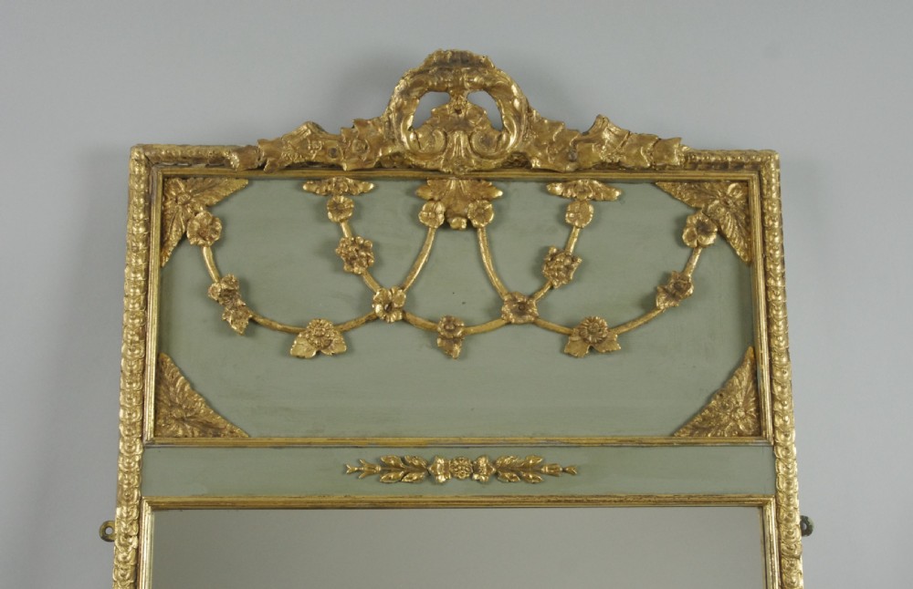 Pair Painted and Parcel-Gilt Pier Mirrors View VI