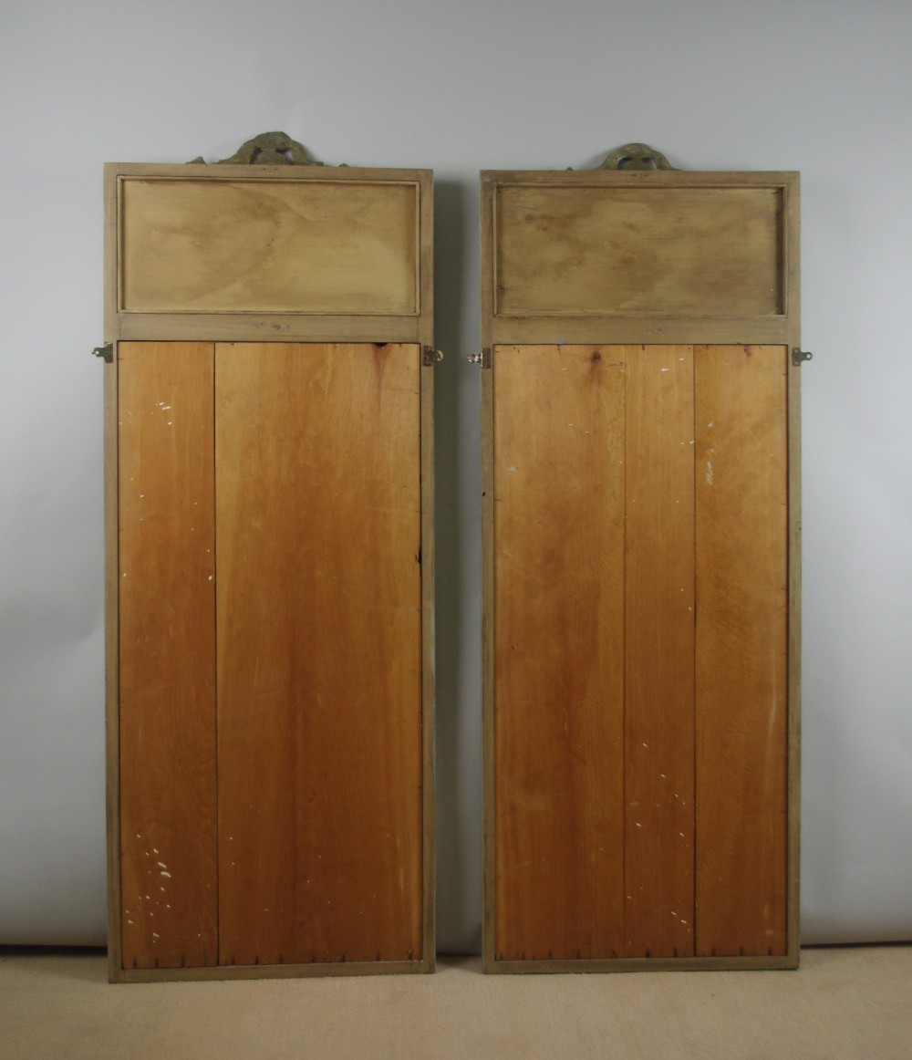 Pair Painted and Parcel-Gilt Pier Mirrors View VII