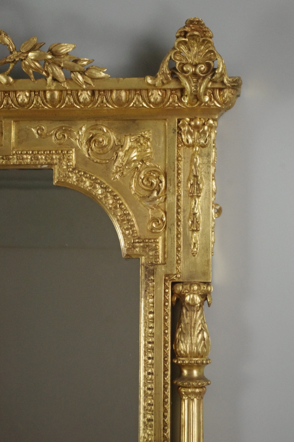 Victorian Gilt Large Overmantle Mirror View VII