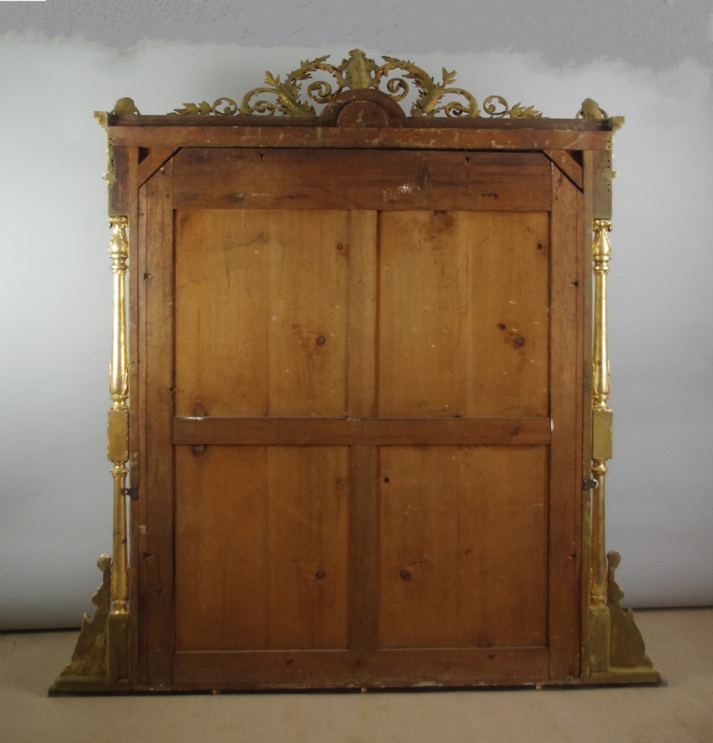 Victorian Gilt Large Overmantle Mirror View XVI