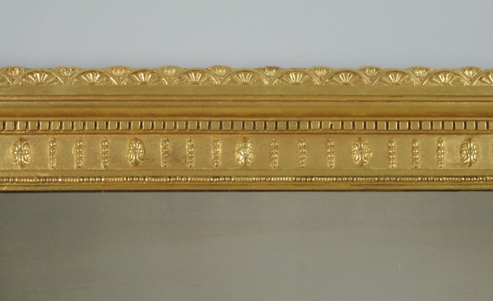 Victorian Gilt Adam Style Overmantle Mirror View VII