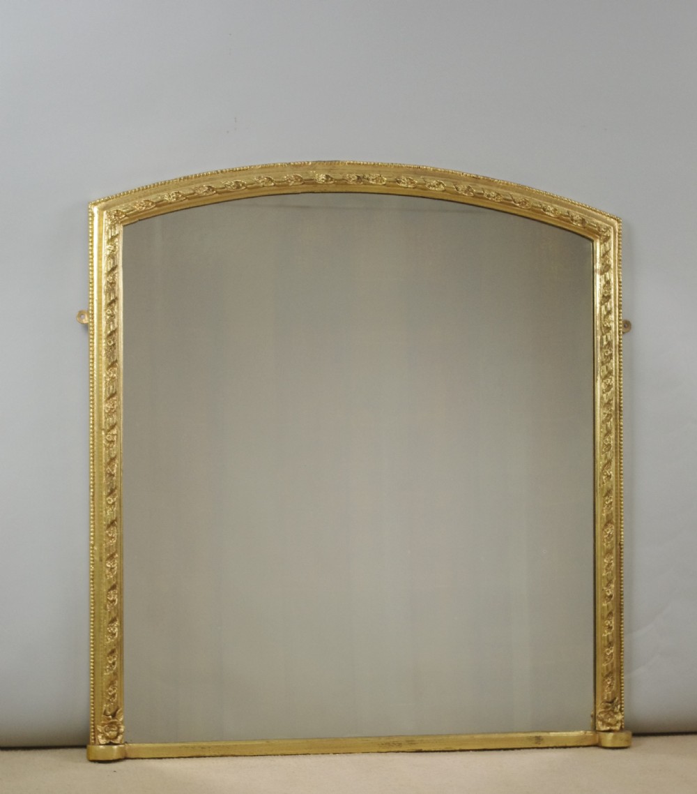 Victorian Gilt Overmantle Mirror