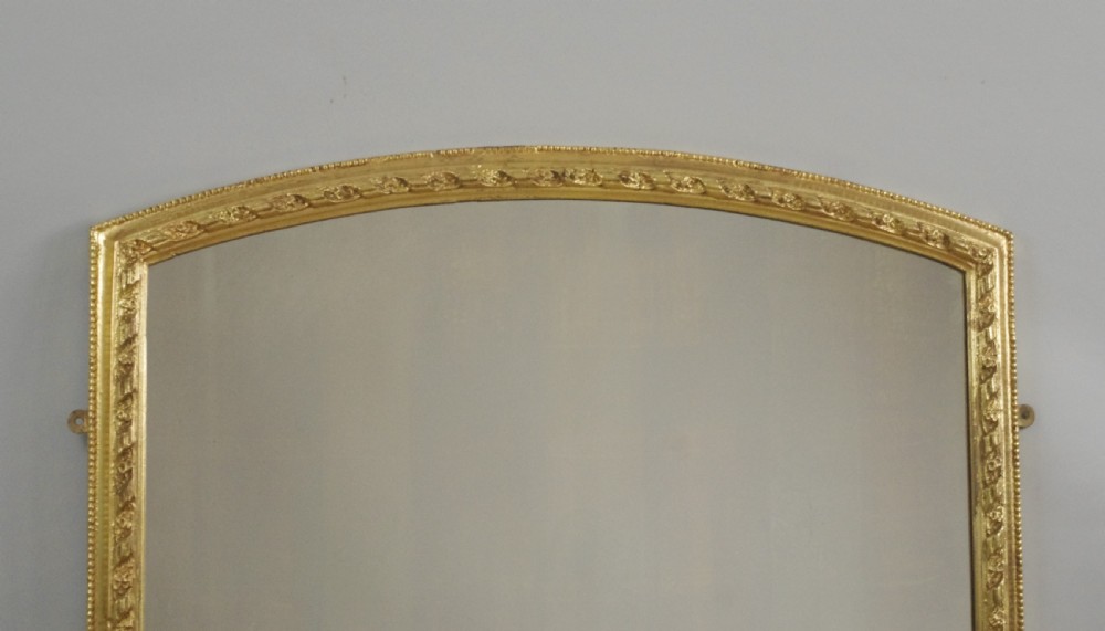 Victorian Gilt Overmantle Mirror View II