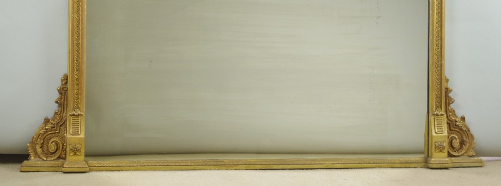 Victorian Gilt Large Overmantle Mirror View VIII