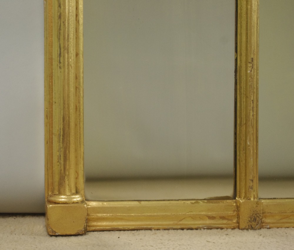 Victorian Gilt Triple Plate Overmantle Mirror View VIII