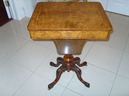 Walnut Sewing Table