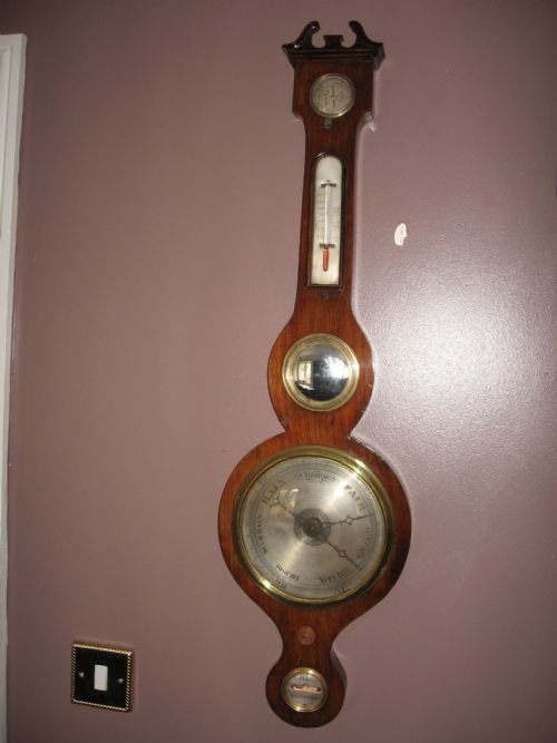 Rosewood Barometer