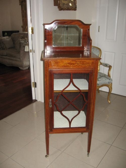 Mahogany Display Cabinet