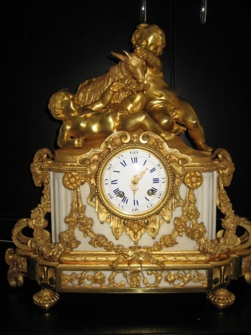 French Ormulu Mantle Clock