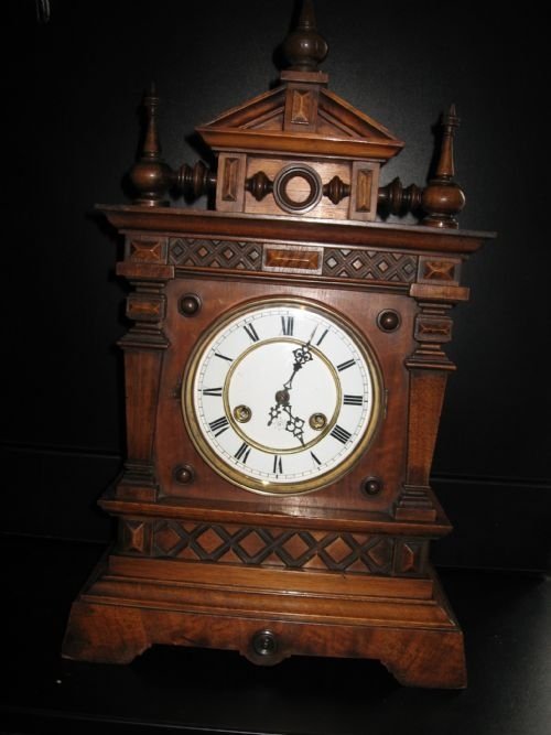 Walnut Mantle Clock