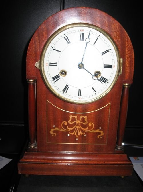 Inlaid Mantle Clock.