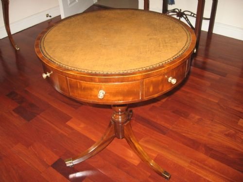 Mahogany Drum Table