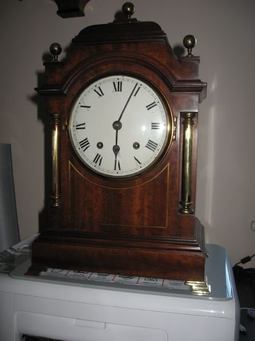 Mahogany Bracket Clock.