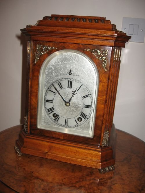 Walnut Bracket Clock
