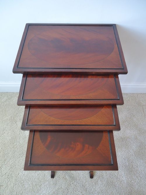 A Nest of Four Coffee Tea Tables