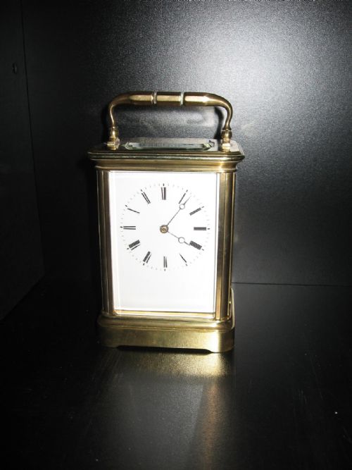 French Carriage Clock-mottu Freres Bell Strike