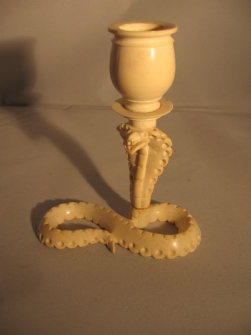 Pair of Ivory Candlesticks