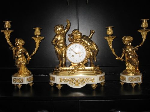 French Clock Set