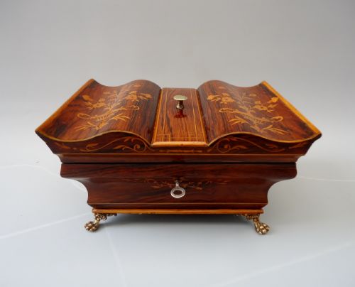 A Rosewood Sewing / Jewelry Box