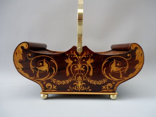 A High Quality Rosewood Sewing Box