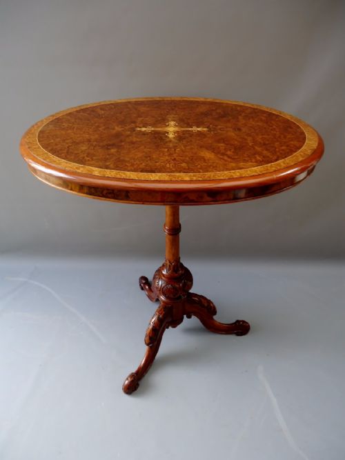 A Burr Walnut Occasaional Table